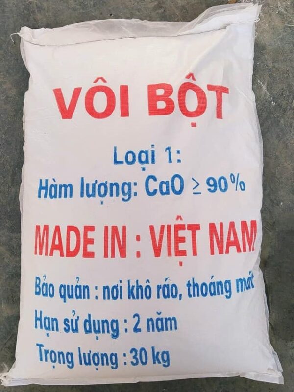 Vôi bột CaO 90%